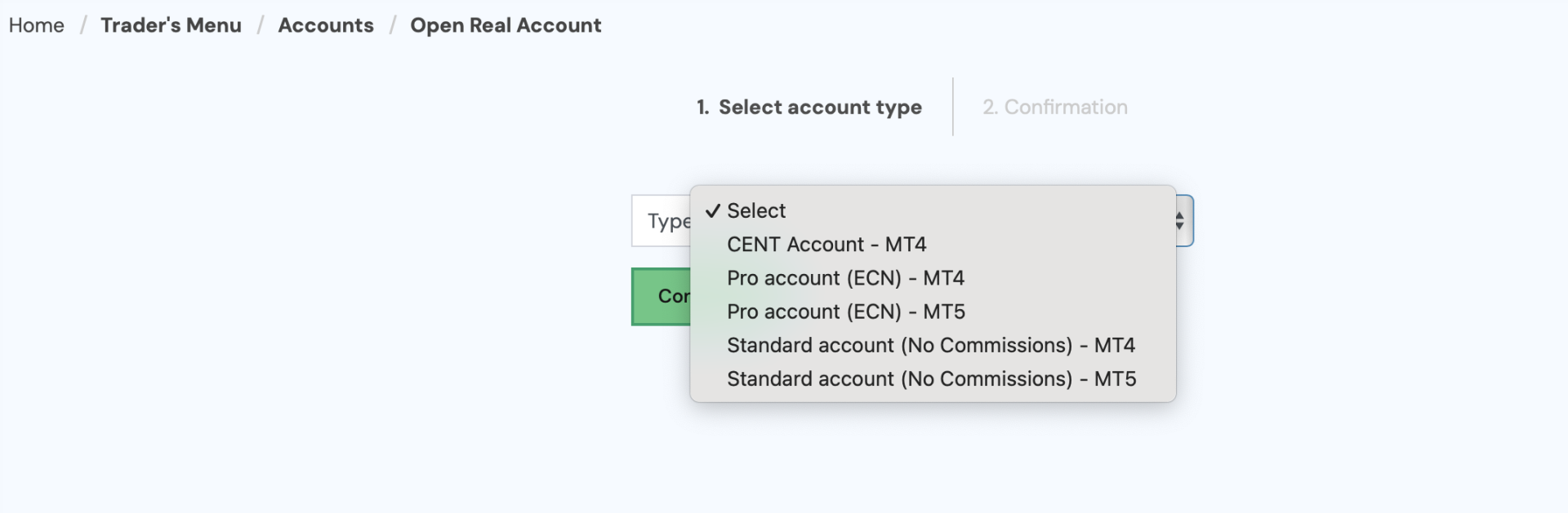 effortlessly switch between trading accounts with our seamless and user-friendly platform designed for efficient management and smooth trading experience.