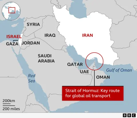 iran threatens vessels passing through the strategic strait of hormuz, escalating tensions in the region and impacting global shipping routes.